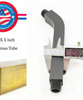 Square Shower Arm With Anti Scratch O Ring Flange, Solid Brass Eight Inch Wall Mount Extension, measured and brass tube