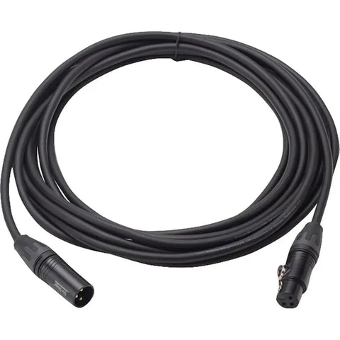 Black OnStage MC-20 XLR cable from Scarlett Solo 4th Gen Audio Interface Bundle With 2 OnStage MC-20 XLR Cables Pro Vocal Ready USB
