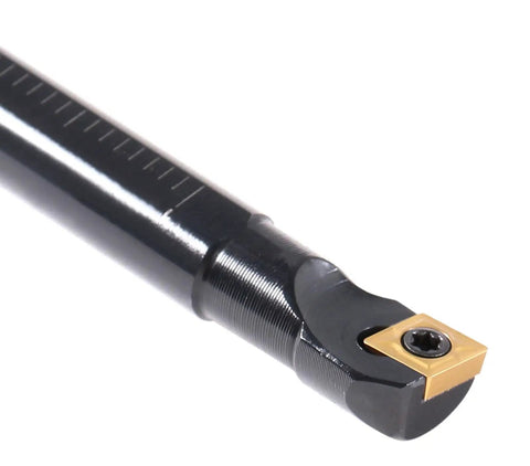 3/8 Inch By 6 Inch Overall Length Indexable Boring Bar With CCMT21.5 Carbide Inserts For Small Bore Finishing And Profiling P252-S401
