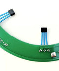 Hall Sensor Cable For Electric Bikes And E Bikes With 60 Degree Phase Plate For Differential Motors Hall PCB With Wire Green