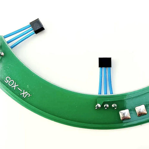 Hall Sensor Cable For Electric Bikes And E Bikes With 60 Degree Phase Plate For Differential Motors Hall PCB With Wire Green
