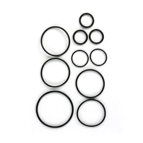Heavy Duty Engine Gasket Rebuild Kit For 3.0L V6 AJ126 306PS Motor Replacement Seals, assorted black rubber rings.