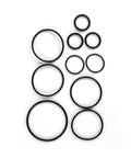 Pro Grade 3.0L V6 Engine Gasket Rebuilding Kit For AJ126 306PS Blocks includes various black rubber O-rings for engine sealing.