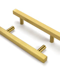 25 Pack Gold Cabinet Handles Pulls For Dresser Drawers And Kitchen Cabinets Door Pulls Brushed Brass Hardware 4 Inch Hole Centers