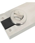 Heavy Duty Door Pivot Hinges For Wood Doors And Hidden Bookcases, Cozyel 360 Degree Rotary Up And Down Install, stainless steel close-up