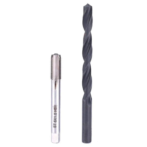 Stainless Steel M8x1 Thread Repair Kit 20 Pcs For Damaged Threads Heavy Duty Thread Inserts For Metal And Plastic Easy Install Pro Grade Repair For Stripped Threads tap and drill bits