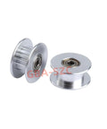 GT2 Idler Pulley 20 Teeth 5mm Bore 6mm Wide Aluminum For 3D Printer Timing Belt System