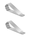 Stainless Steel Visor Clip For Garage Door Opener Remote Fits LiftMaster Chamberlain Sears Craftsman Remotes Easy Clip On Accessory