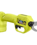 Heavy Hitter 18 Volt Cordless Bypass Pruner With Included Lithium Battery And Fast Wall Charger for trimming branches.
