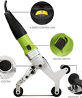 Powerful 800W Electric Round Tube Polisher Sander Machine features intricate controls including a 6 speed control dial and on-off switch.