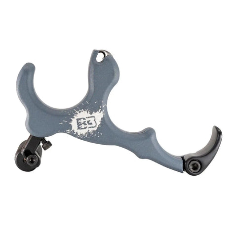 Blue Draw Closed Hook Thumb Release For Archers, Silent Springless Trigger With Patented Lock And Load, Fully Radiused Handle