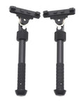 Adjustable Tactical Folding Bipod For M Rail System Three To Nine Inch Height Lightweight Aircraft Aluminum Build Spring Tension Adjustable