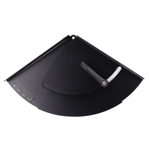 Protractor 180 Degrees Variable Angle Clamp For Woodworking Adjustable Corner Fixture With Black Finish High Hardness Durable Reading Precision Woodworking Tool For Aligning And Fixing Angles