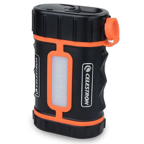 PowerTank Lithium Pro Telescope Battery Portable Go-To 12V Power Supply featuring rugged design and built-in USB ports.