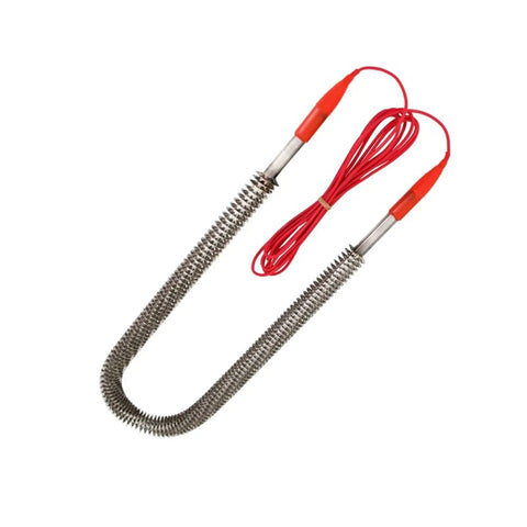 Heavy Duty Stainless Steel Finned Air Heater Delivers Kickin Warmth Waterproof U Shape Tubular Element 220 Volt 800 Watt Heating Core