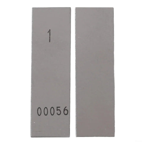 Gauge Block Set For Industrial Measurement Workhorse With High Accuracy 0.5mm To 100mm Range HRC 63 Hardness Built Tough 9mm Thick And 35mm Wide For Machinists And Metrology Labs, 1 mm block