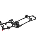 Low CG Carbon Fiber RC Car Chassis Frame Kit For Axial SCX10 Scale Crawler with aluminum parts, side view