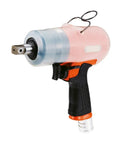 Bolt Buster Adjustable 1/2 Inch Pneumatic Air Torque Wrench Non Stop Industrial Impact Tool For Mechanics Shop Maintenance And Heavy Duty Repairs Handled Like A Boss, side view with ergonomic grip.