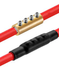 6 8 10 AWG Wire Connector Kit With Screws 80A Quick Splice Wiring Terminals Waterproof Heat Shrink Tube 5 Sets