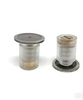 Cr15 Wire Cut EDM Guide Wheel Set With 22mm Outer Diameter And 35mm Length, Single Side Plastic Seat Pulley Roller