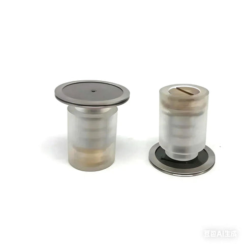 Cr15 Wire Cut EDM Guide Wheel Set With 22mm Outer Diameter And 35mm Length, Single Side Plastic Seat Pulley Roller