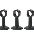 Easy Install No Drill Silicone Door Stopper Bumpers With Soft Cushions, Fits Standard Interior Doors, Wall Buffer, 3 Pack