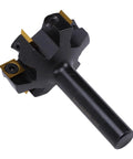 Top Tier 2 Inch Slab Flattening Router Bit Featuring Six Durable Carbide Inserts With A 1/2 Inch Shank for wood planing.