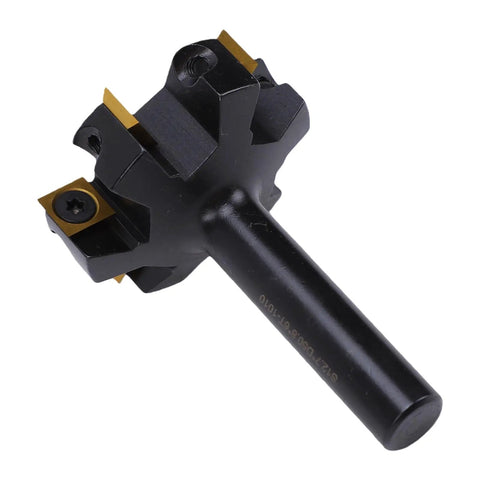 Top Tier 2 Inch Slab Flattening Router Bit Featuring Six Durable Carbide Inserts With A 1/2 Inch Shank for wood planing.