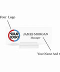 Custom Name Plate Desk Decor With Logo For Office Use A Modern Multicolor Personalized Gift That Says You Mean Business With Style