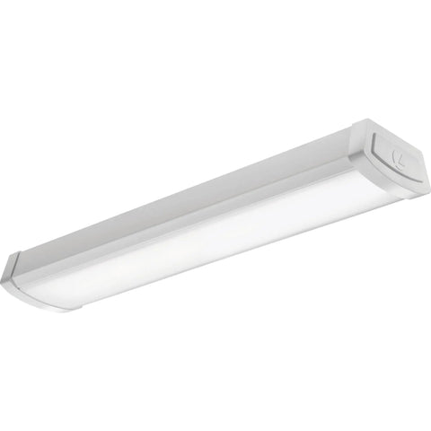 2 Foot LED Wraparound Ceiling Light Fixture, Low-Profile Flush Mount, 24-Inch, 4000K Cool White, MVOLT, Bright As Day Lighting