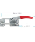 Rock Solid Heavy Duty U Hook Latch Clamp 2 Pack delivers knockout 7716 lb grip power with cast alloy steel and rubberized lever.