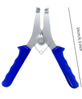 Grab This Awesome Fonowx Miter Spring Pliers Kit For All Your Woodworking Needs And Picture Frame Projects With Eight Non-Slip Stainless Steel Clamps That Save Your Back And Make Tough Joints A Breeze. 16cm stainless steel miter pliers with blue handles for wood corner clamping