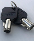 Tubular Tool Box Keys Two Pack Black Set For Secure Locking, Heavy Duty Metal Construction, Compatible With M101-M124 Models