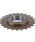24-Tooth Steel Single Speed Freewheel With 10cm Diameter Threaded Rear Sprocket For Fixie And Urban Bikes