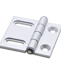 Heavy Duty Aluminum Butterfly Hinge 63 To 78 Mm, 180 To 220 N Load, Symmetrical Waist Hole, For Doors Windows Cabinets And Furniture, Black Anodized Finish, Smooth Operation, Built To Last, close-up