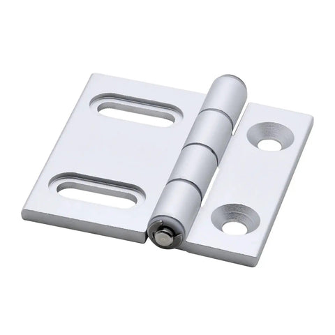 Heavy Duty Aluminum Butterfly Hinge 63 To 78 Mm, 180 To 220 N Load, Symmetrical Waist Hole, For Doors Windows Cabinets And Furniture, Black Anodized Finish, Smooth Operation, Built To Last, close-up