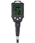 Front view of G2 Console Dive Computer With Quick Release Black One Size, Easy Read Phone Style Screen showing graph and controls.