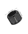 Rugged Aluminum Thru Axle Nut M15x1.5mm For Mountain Bikes And Electric Bikes Easy Install Durable Hub Nut With Sleek Design And Secure Fit