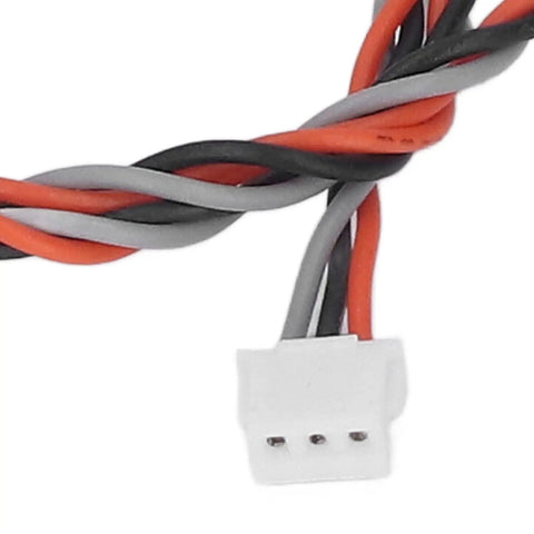 Close-up of connector on DSMX 2.4GHz 8 Channel RC Satellite Receiver Replacement For AR8000 AR6210 AR12120 AR9020 And Other Receivers