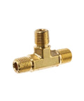 Three Quarter Inch Brass Male Tee Pipe Fitting With Npt Threads Rock Solid Workhorse Grade Instrumentation Connector for plumbing