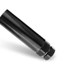 Large 6 Spline Lug Nut Socket Locking Tool For Wheel Lock Removal, heavy duty black socket with hex wrench adapter