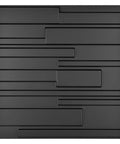 12 Pack 3D Wall Panels For Indoor Decor In Carbon Black 19.7 X 19.7 Inches Lightweight PVC Fire Resistant DIY Friendly Kit Covers About 32 Sq Ft Matte Black Wall Paneling