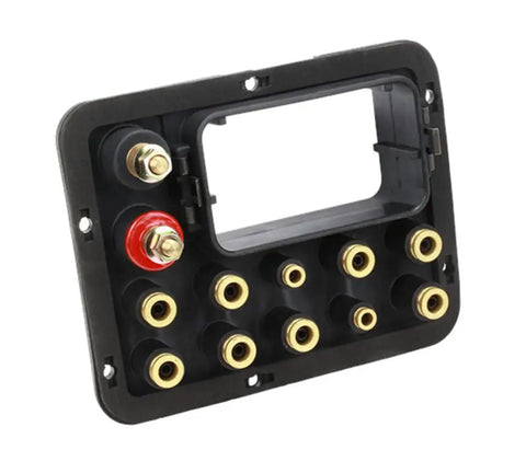 Heavy Duty Air Brake Manifold Block Fits Class Eight Trucks Replace Oem 22646187 20990663 20990666 24061732 black cast aluminum distributor
