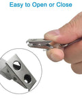 Close-up of hand using Hand Held Slot Punch Tool Kit With 10 Metal Badge Clips And PVC Straps For PVC ID Cards