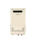 Top Tier Outdoor Tankless Water Heater Serves Up Smooth Natural Gas Flow At 7 Point 5 GPM With A Beefy 199000 BTU Kick, back view
