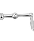 Beefy High Hardness Milling Machine Ball Handle Kit With Three Ball Crank For Bridgeport Style Mills, metallic handle with 16mm hole.