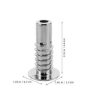Built Tough Sofa Headrest Adjustment Hinge Screws 4 Pack Folding Lift Mechanism Hardware for Recliner Couch measuring 2.52 in.