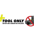 18V SDS Rotary Hammer Tool Only With LED Light, Four Modes for Concrete and Stone, tool only notice with battery excluded