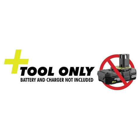One Plus Compatible 18V Cordless 5 Inch Random Orbit Sander Tool Only, no battery included, shown with restriction symbol.