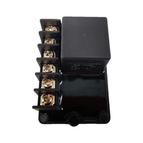 Bad Boy 89998GT Solenoid Relay Module Fits Telescopic Boom Lifts with multiple terminals for secure 12V electrical connections.